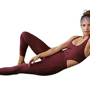 NWT FREE PEOPLE MOVEMENT Back It Up Onesie Athletic Jumpsuit